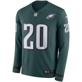 Brian Dawkins Philadelphia Eagles Green Therma Long Sleeve Jersey