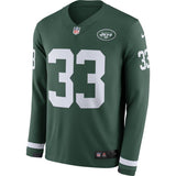 Jamal Adams New York Jets Green Therma Long Sleeve Jersey