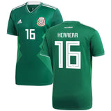 Hector Herrera #16 Mexico National Team Green 2018 Home Replica Jersey