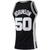 David Robinson #50 San Antonio Spurs Black 1998-99 Hardwood Classics Mens Swingman Jersey