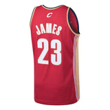 LeBron James #23 Cleveland Cavaliers Wine 2003-04 Hardwood Classics Mens Swingman Jersey
