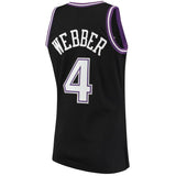 Chris Webber #4 Sacramento Kings Black 2000-01 Hardwood Classics Mens Swingman Jersey