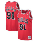 Dennis Rodman #91 Chicago Bulls 1997-98 Hardwood Classics Mens Swingman Jersey