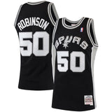 David Robinson #50 San Antonio Spurs Black 1998-99 Hardwood Classics Mens Swingman Jersey