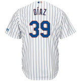 Edwin Diaz #39 New York Mets White/Royal Home Cool Base Player Jersey