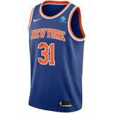 Ron Baker #31 New York Knicks Royal Mens Swingman Sponsor Patch Jersey - Icon Edition