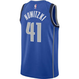Dirk Nowitzki #41 Dallas Mavericks Royal Mens Swingman Jersey