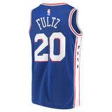 Markelle Fultz #20 Philadelphia 76ers Blue Mens Swingman Jersey - Icon Edition