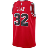 Kris Dunn #32 Chicago Bulls Red Mens Swingman Jersey - Icon Edition