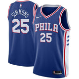 Ben Simmons #25 Philadelphia 76ers 2018/19 Mens Swingman Jersey