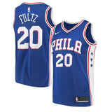 Markelle Fultz #20 Philadelphia 76ers Blue Mens Swingman Jersey - Icon Edition