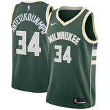Giannis Antetokounmpo #34 Milwaukee Bucks 2018/19 Mens Swingman Jersey