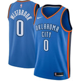 Russell Westbrook #0 Oklahoma City Thunder 2018/19 Mens Swingman Jersey