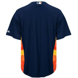 Houston Astros White/Navy/Orrange Official Cool Base Jersey