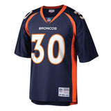 Ness Terrell #30 Davis Denver Broncos Navy 1998 Retired Player Replica Jersey