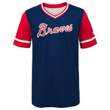 Freddie Freeman "Andrew" #5 Atlanta Braves Youth Navy/Red 2018 Players' Weekend Jersey