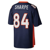Shannon Sharpe #84 Denver Broncos Navy 1998 Retired Player Replica Jersey