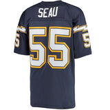 Junior Seau #55 San Diego Chargers Navy 1994 Replica Retired Player Jersey