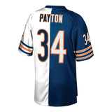 Walter Payton #34 Chicago Bears Navy/White 1995 Retired Player Split Replica Jersey