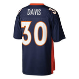 Ness Terrell #30 Davis Denver Broncos Navy 1998 Retired Player Replica Jersey