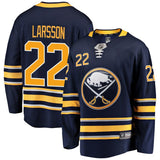 Johan Larsson #22 Buffalo Sabres Navy Breakaway Player Jersey