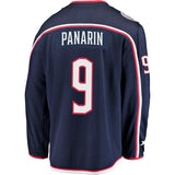 Artemi Panarin # 9 Columbus Blue Jackets Navy Breakaway Jersey