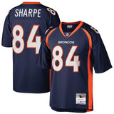 Shannon Sharpe #84 Denver Broncos Navy 1998 Retired Player Replica Jersey