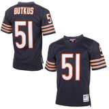 Dick Butkus #51 Chicago Bears Navy Blue 1966 Replica Retired Player Jersey