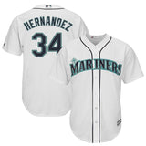 Felix Hernandez #34 Seattle Mariners Youth Navy Official Cool Base Player Jersey