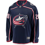 Oliver Bjorkstrand #28 Columbus Blue Jackets Navy Breakaway Jersey