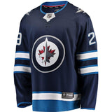 Patrik Laine #29 Winnipeg Jets Navy Breakaway Player Jersey