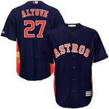 Jose Altuve #27 Houston Astros Youth Fashion Official Cool Base Player Jersey