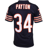Walter Payton #34 Chicago Bears Navy 1985 Retired Player Vintage Replica Jersey