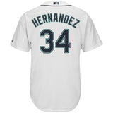 Felix Hernandez #34 Seattle Mariners Youth Navy Official Cool Base Player Jersey