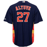 Jose Altuve #27 Houston Astros Youth Fashion Official Cool Base Player Jersey