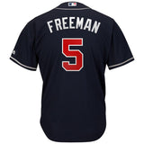 Freddie Freeman #5 Atlanta Braves Navy 2019 Alternate Official Cool Base Player Jersey