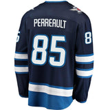 Mathieu Perreault #85 Winnipeg Jets Navy Breakaway Replica Jersey