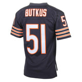 Dick Butkus #51 Chicago Bears Navy Blue 1966 Replica Retired Player Jersey