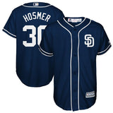 Eric Hosmer #30 San Diego Padres Youth Navy Official Cool Base Player Jersey
