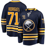 Evan Rodrigues #71 Buffalo Sabres Navy Breakaway Player Jersey