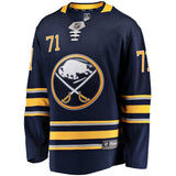 Evan Rodrigues #71 Buffalo Sabres Navy Breakaway Player Jersey