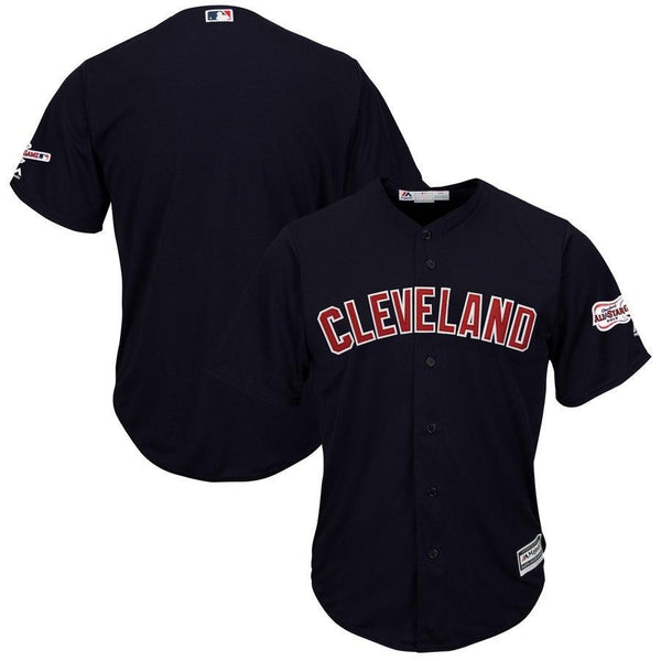 Cleveland Indians Navy Alternate 2019 All-Star Game Patch Cool Base Team Jersey