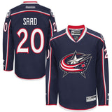 Saad Columbus # 20 Blue Jackets Navy Home Premier Jersey