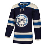 Columbus Blue Jackets Navy Alternate Blank Jersey