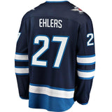 Nikolaj Ehlers #27 Winnipeg Jets Navy Breakaway Replica Jersey