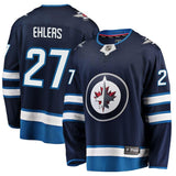 Nikolaj Ehlers #27 Winnipeg Jets Navy Breakaway Replica Jersey