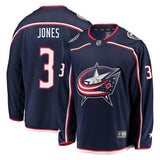 Seth Jones #3 Columbus Blue Jackets Navy Breakaway Jersey