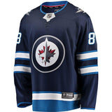 Jacob Trouba #8 Winnipeg Jets Navy Breakaway Replica Jersey
