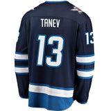 Brandon Tanev #13 Winnipeg Jets Navy Breakaway Replica Jersey