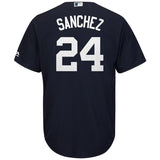 Gary Sanchez #24 New York Yankees Youth Navy Fashion Official Cool Base Replica Player Jersey